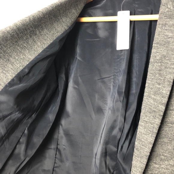 J. Crew Contrast knit wool Blazer Blue Grey NWT - Picture 11 of 13